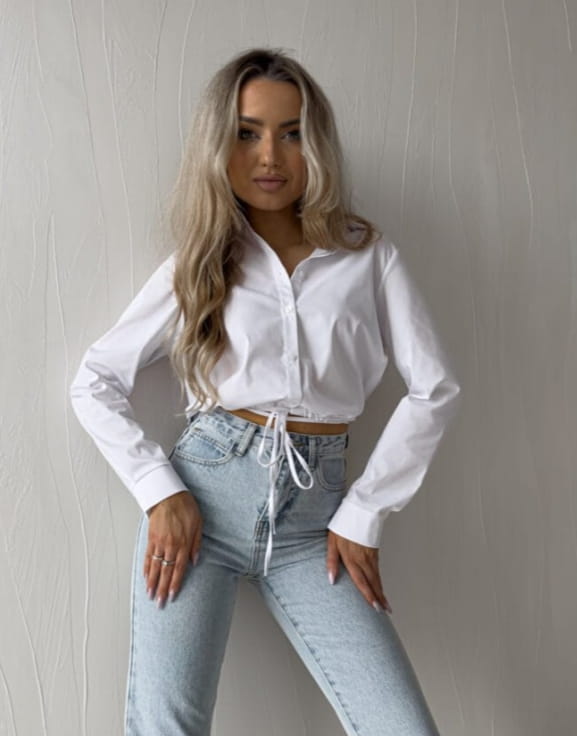 Koszula Short GLAM Ecru