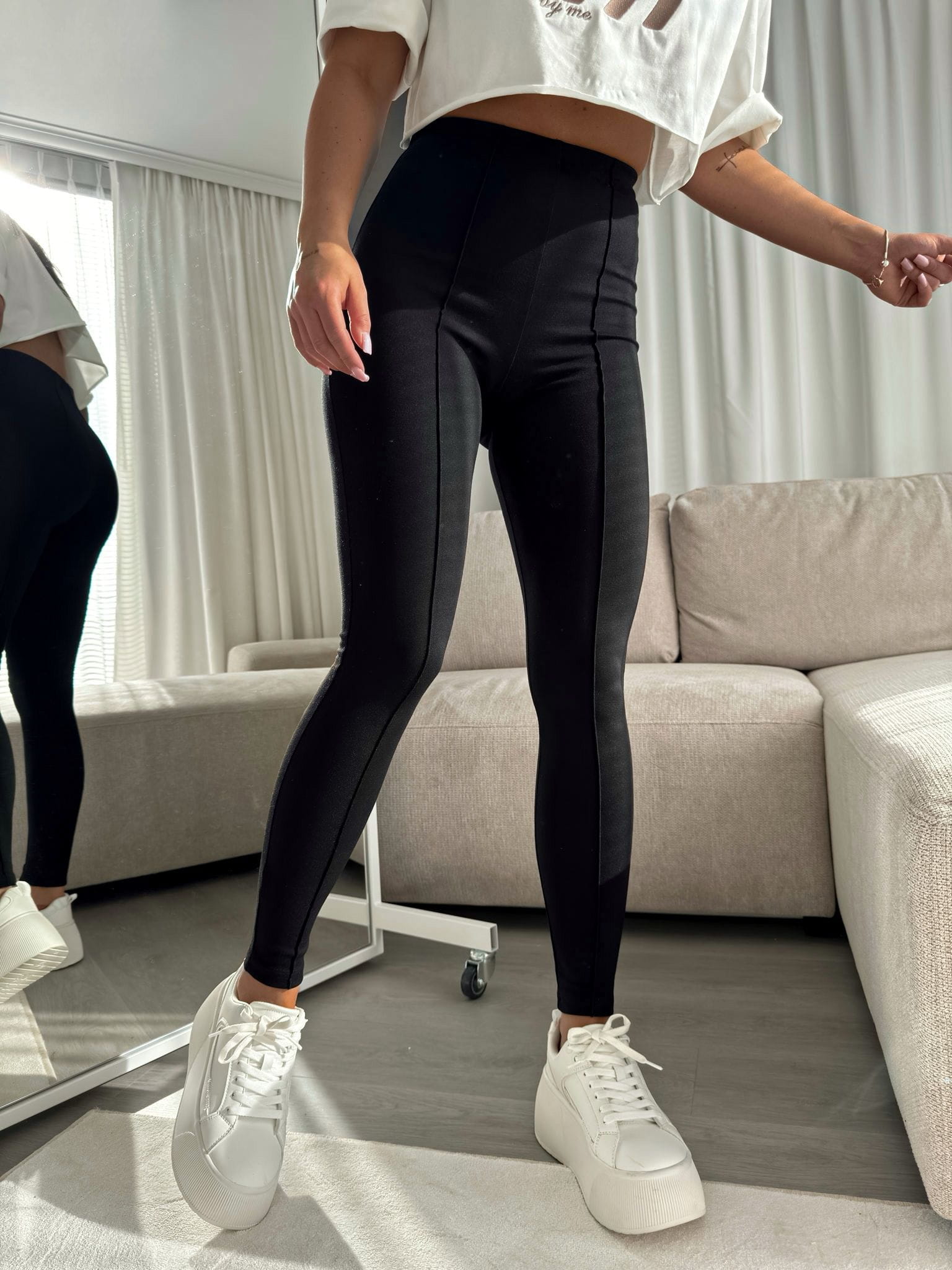 Legginsy ANIKA Czarne