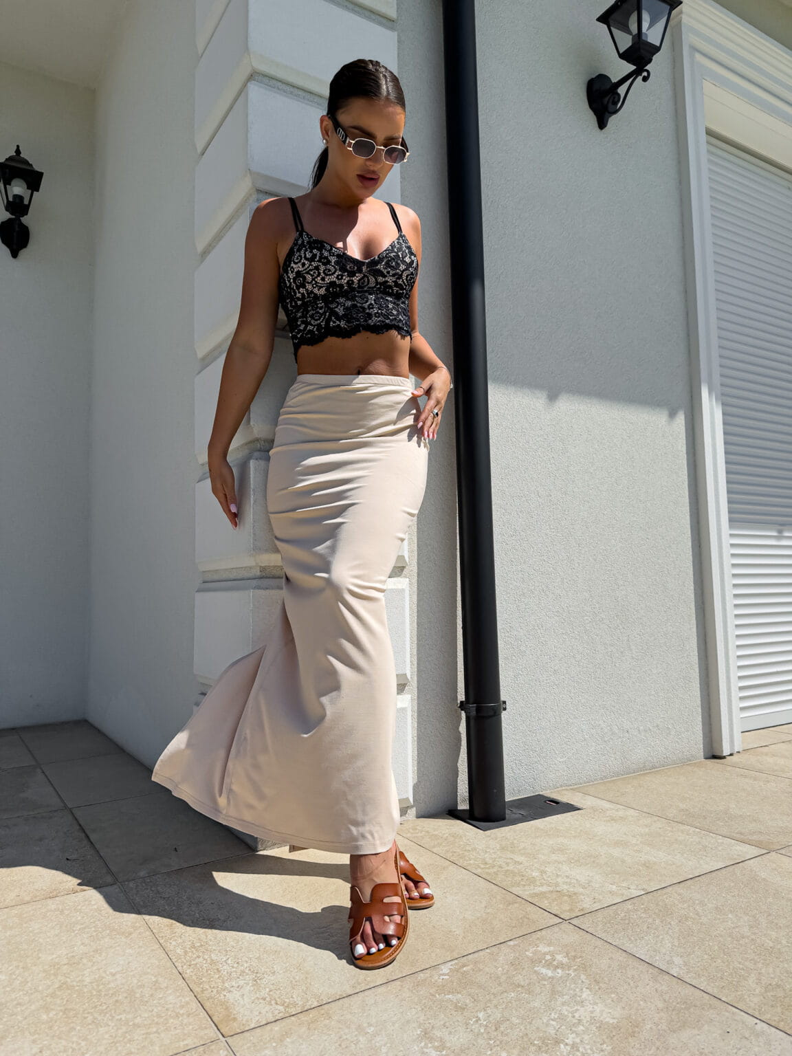 Spódnica VOGUE Jasny Beż