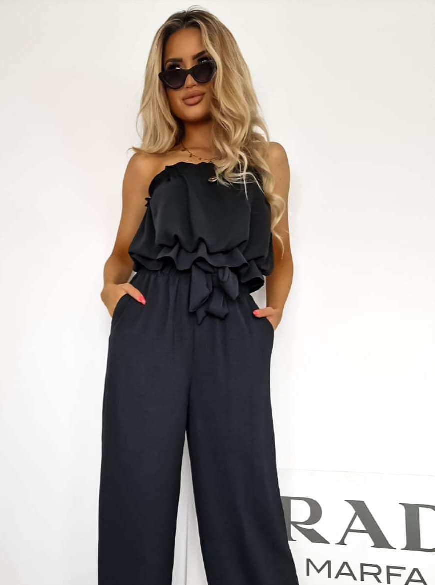 Top Hiszpanka La monne Clasic Czarny