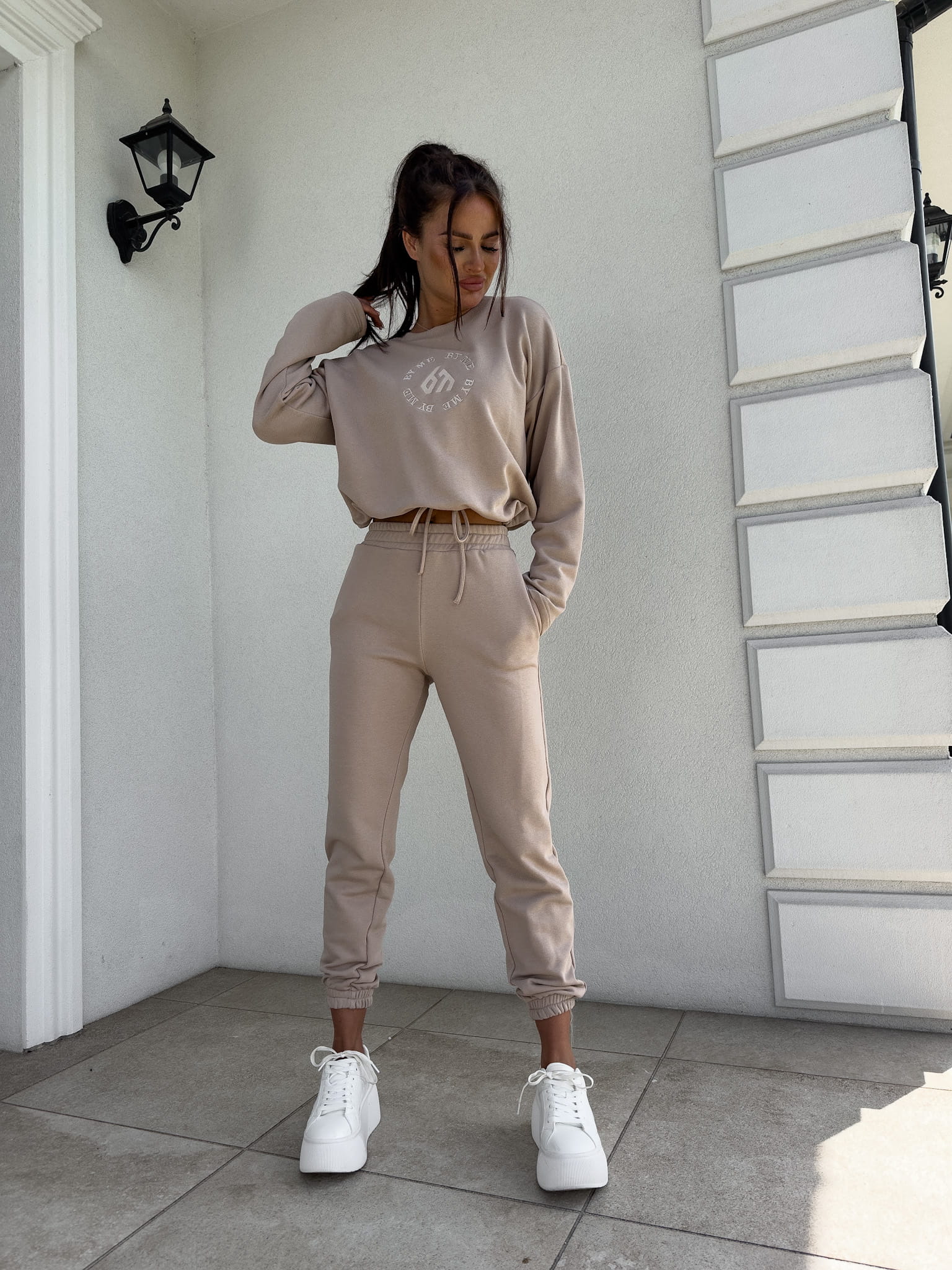 Komplet Bluza + Spodnie LOUIS Beżowy